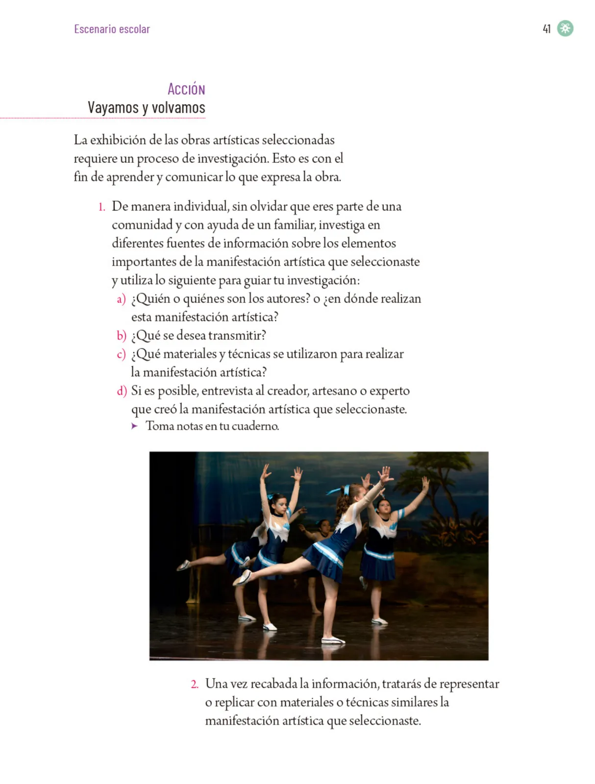 Miniatura página 44 de Proyectos Escolares.   Libro de Educación Primaria Grado 5°  Ciclo Escolar 2025 - 2026