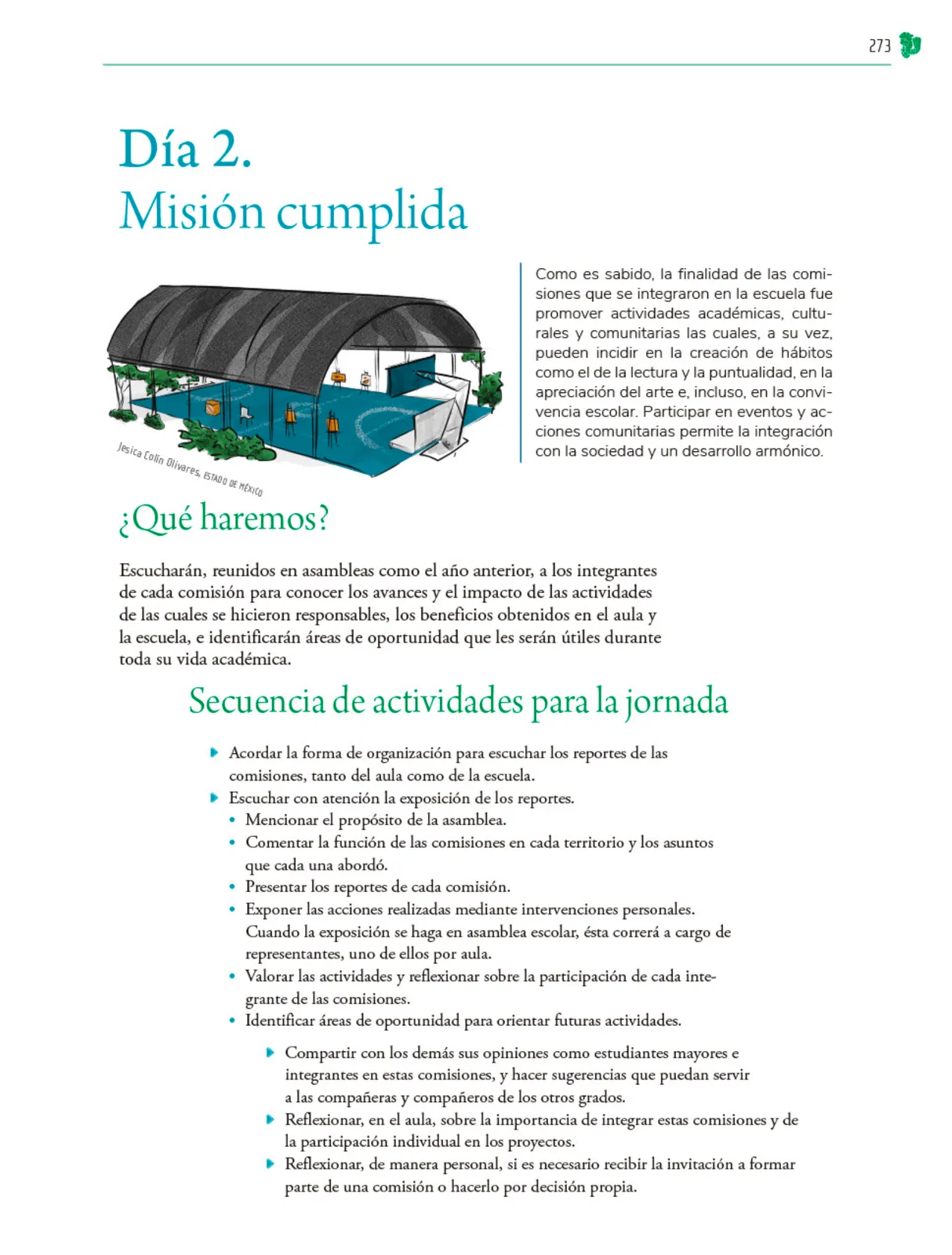 Miniatura página 274 de Colección Nanahuatzin. Nuestro libro de Proyectos.  Tomo III.  Libro de Educación Telesecundaria Grado 3°  Ciclo Escolar 2025 - 2026
