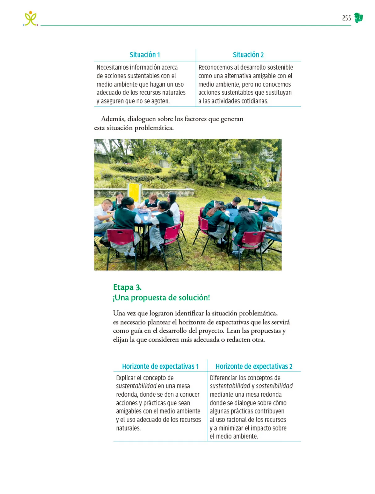 Página 256 de Colección Ximhai. Nuestro libro de Proyectos. Tomo I. Libro de Educación Telesecundaria Grado 1° Ciclo Escolar 2025 - 2026