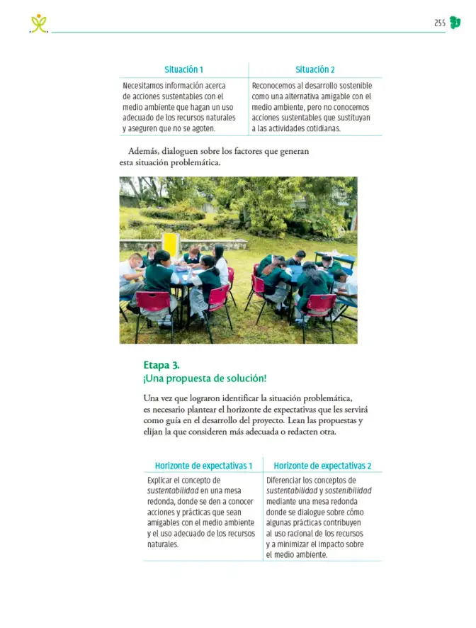Página 256 de Colección Ximhai. Nuestro libro de Proyectos. Tomo I. Libro de Educación Telesecundaria Grado 1° Ciclo Escolar 2025 - 2026