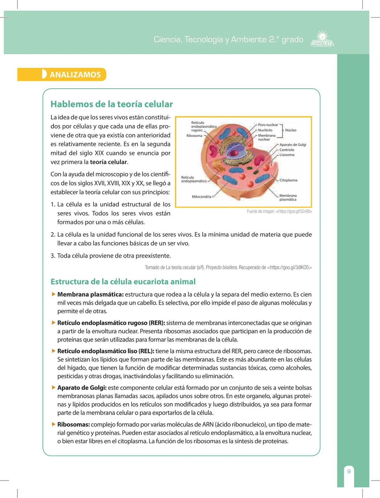 Página 9 de Ciencia, Tecnología y Ambiente 2 : cuaderno de reforzamiento pedagógico - JEC · 2016