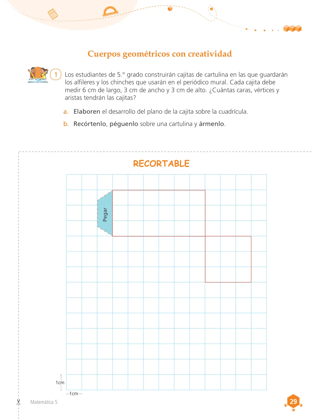 Página 30 de Matemática 5 : cuaderno de trabajo para quinto grado de Educación Primaria 2018 · 2018