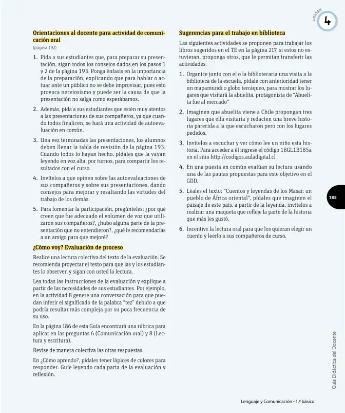 Página 122 de Lenguaje y Comunicación – Primero Básico | Texto del Estudiante MINEDUC – Descargar PDF · 2024