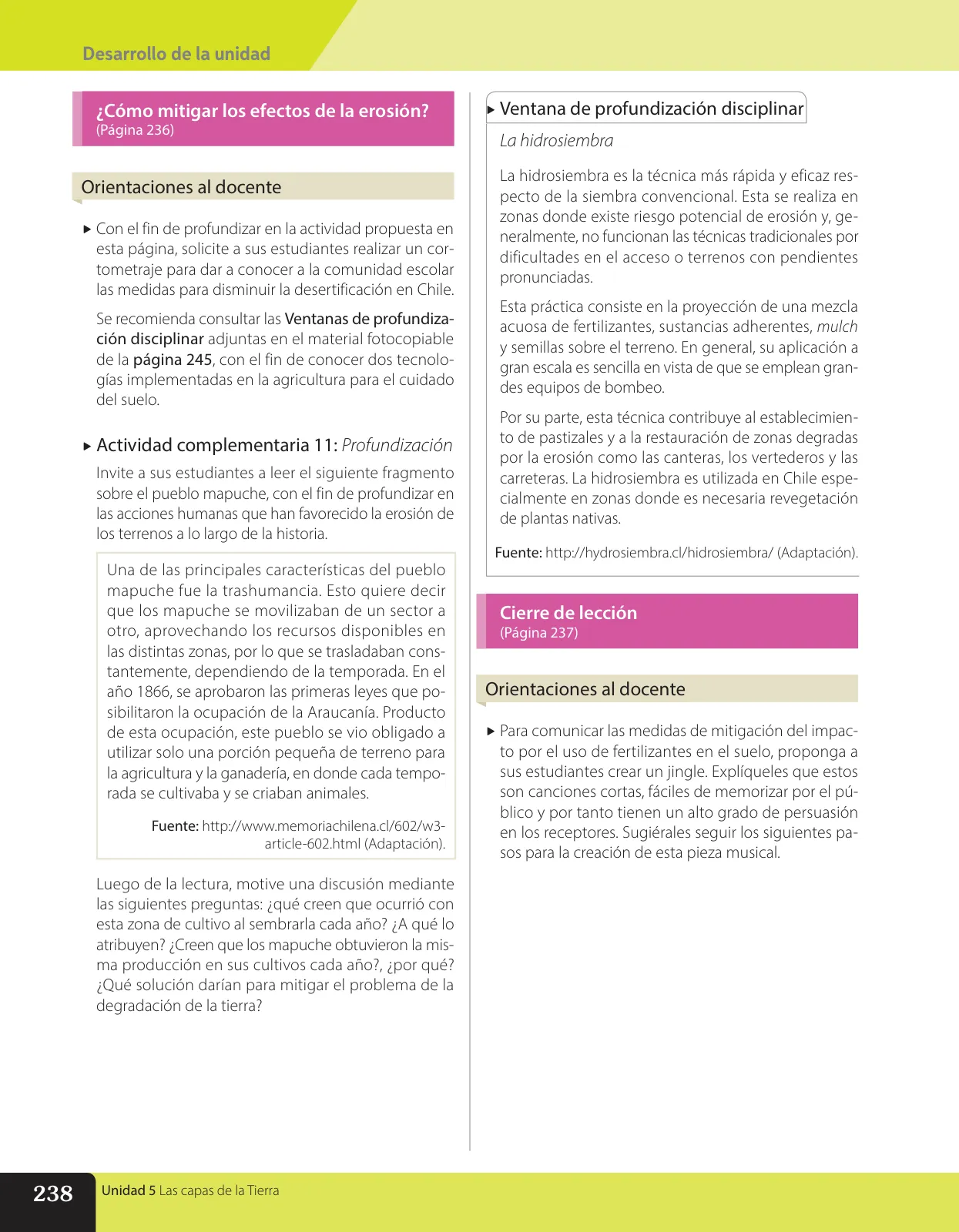 Página 125 de Libro de Ciencias Naturales – Quinto Básico | Texto del Estudiante MINEDUC – Descargar PDF · 2024