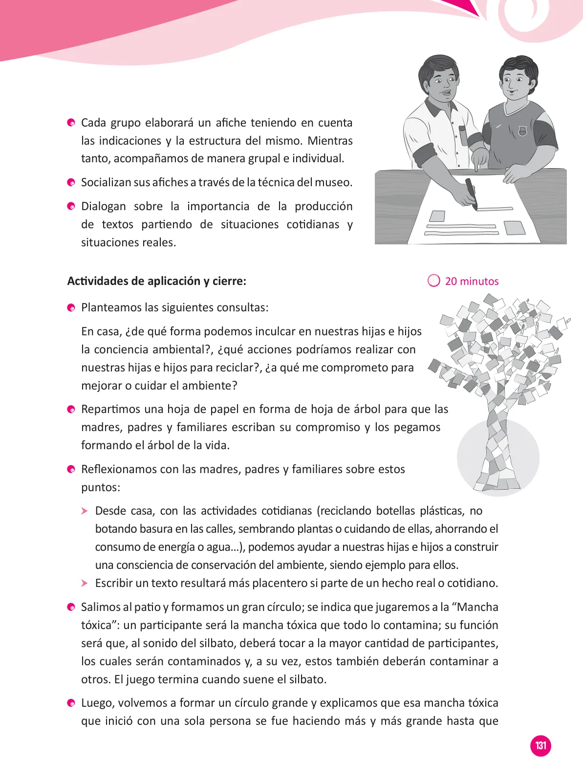 Página 133 de Guía para el trabajo docente con las familias del ciclo III de Primaria · 2016