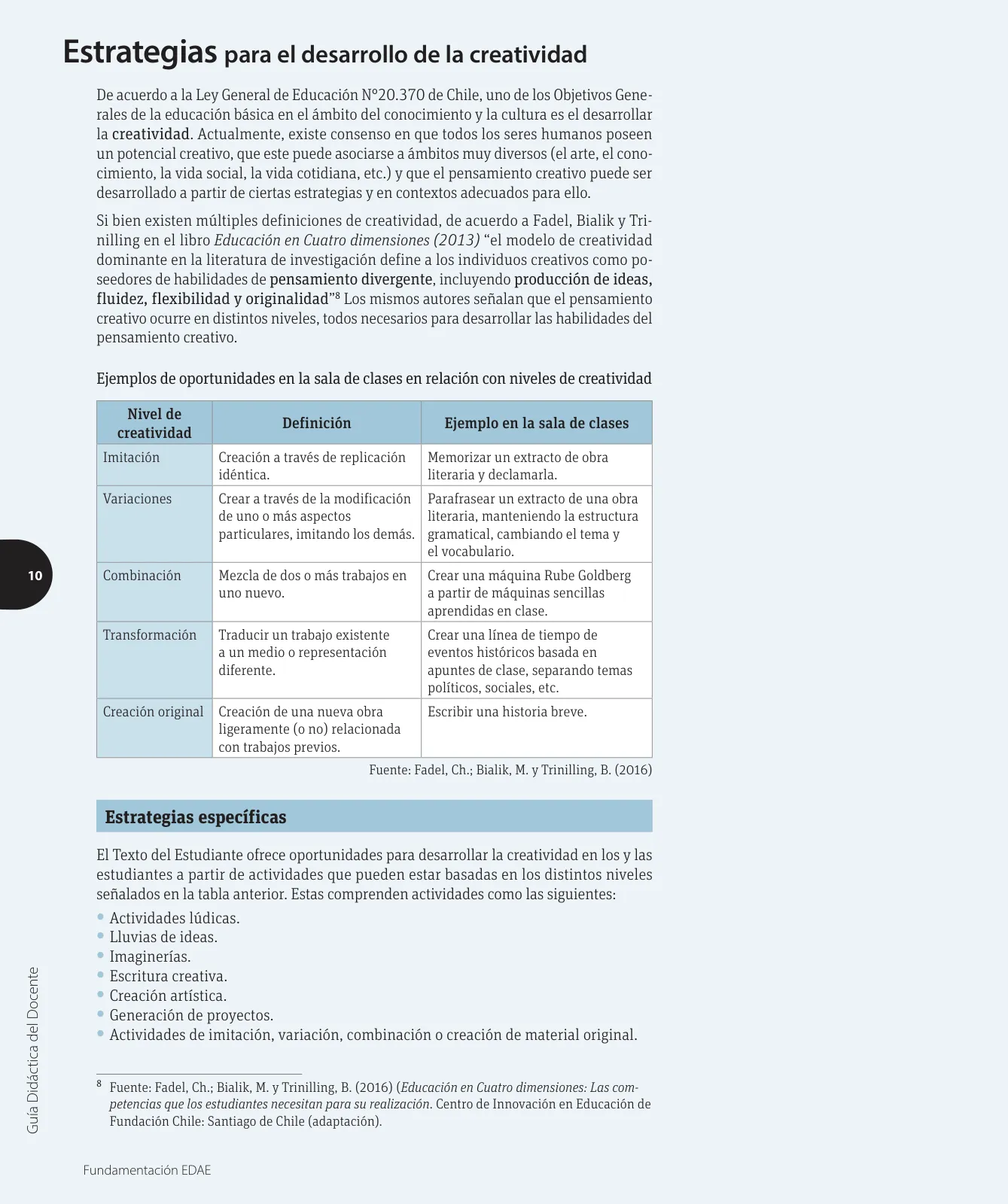 Página 11 de Ciencias Naturales – Cuarto Básico | Texto del Estudiante MINEDUC – Descargar PDF · 2024