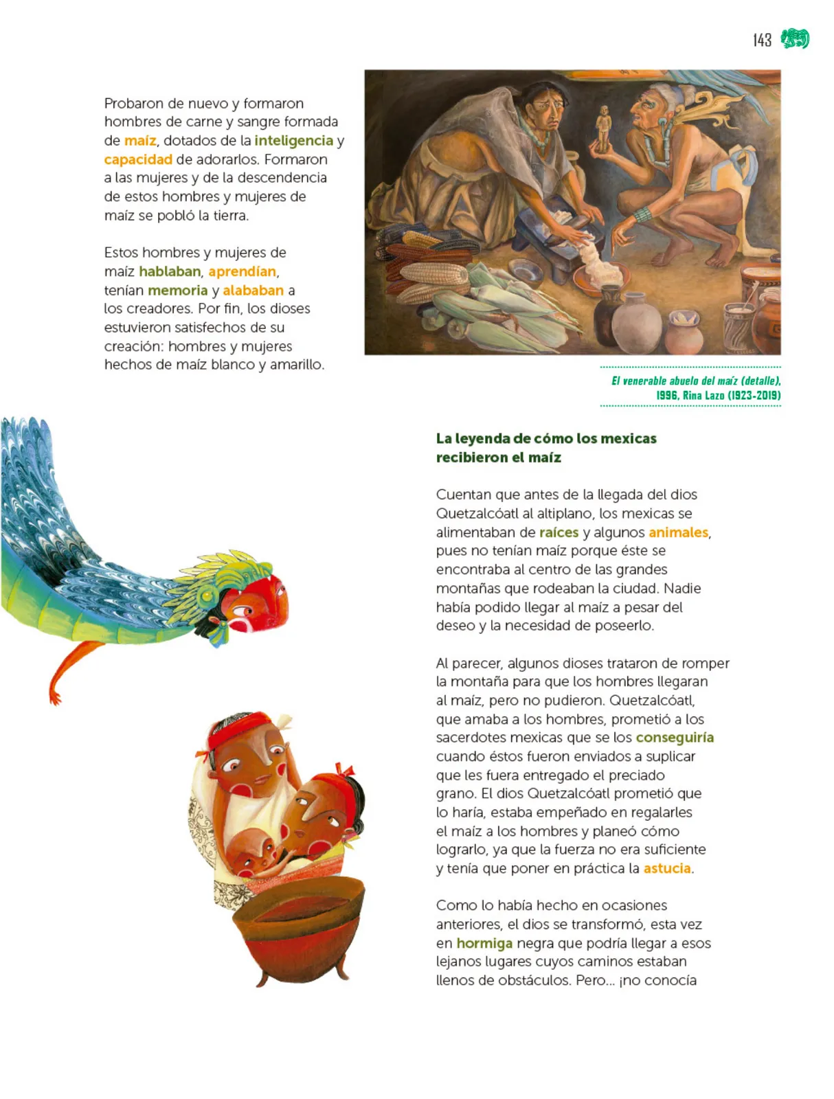 Página 144 de Colección Nanahuatzin. Múltiples lenguajes. Libro de Educación Telesecundaria Grado 3° Ciclo Escolar 2025 - 2026