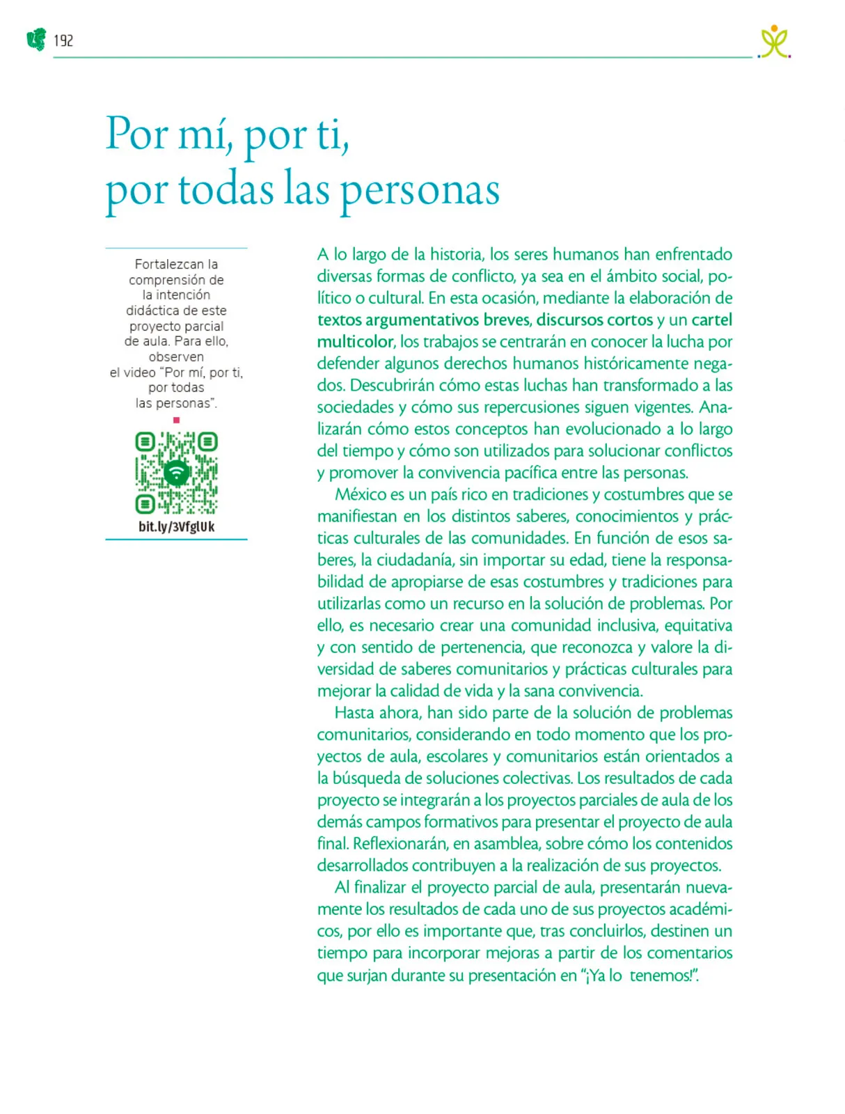 Miniatura página 193 de Colección Ximhai. Nuestro libro de Proyectos.  Tomo III.  Libro de Educación Telesecundaria Grado 1°  Ciclo Escolar 2025 - 2026