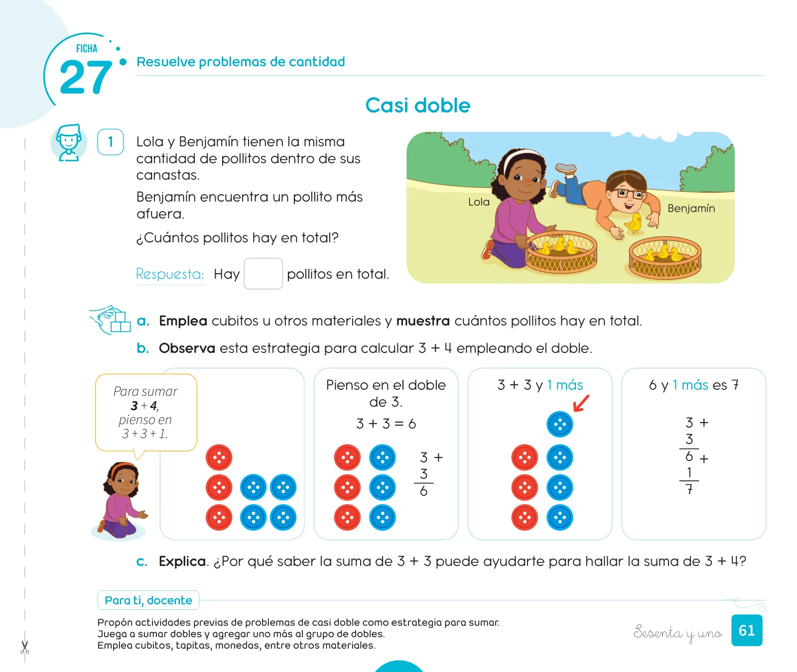 Miniatura página 63 de Cuadernillo de Matemática 1, primer grado de Primaria · 2023