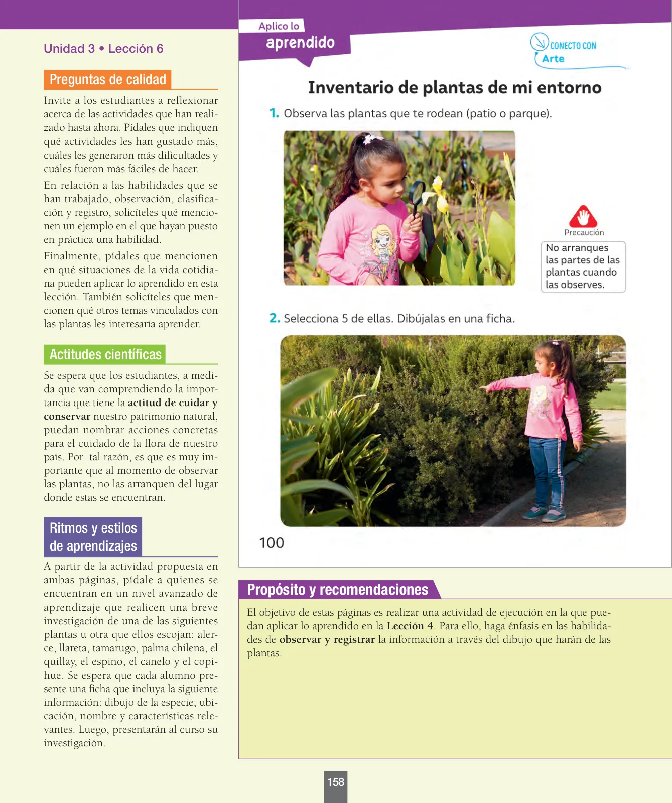 Miniatura página 159 de Ciencias Naturales – Primero Básico | Texto del Estudiante (MINEDUC) – Descargar PDF · 2024