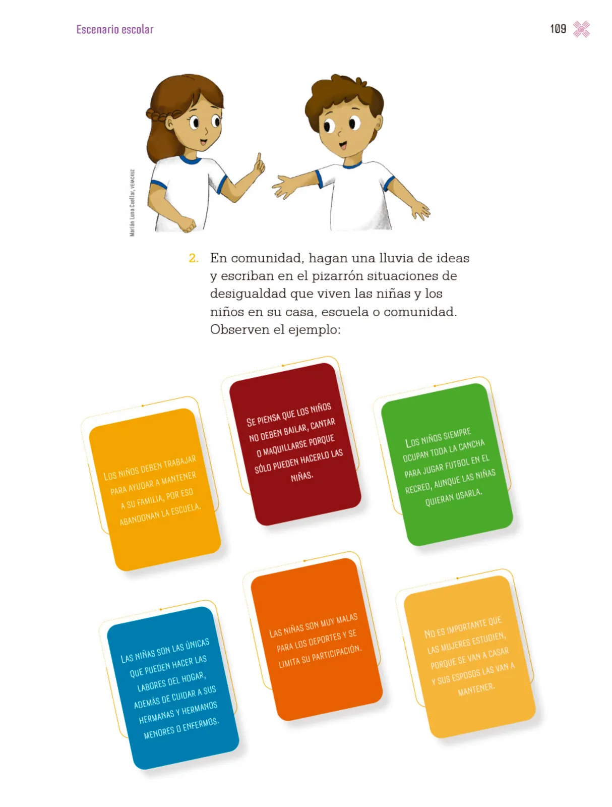 Página 112 de Proyectos Escolares.   Libro de Educación Primaria Grado 3°  Ciclo Escolar 2025 - 2026