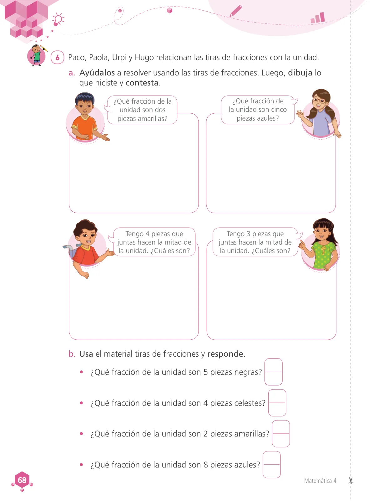 Miniatura página 70 de Matemática 4 : cuaderno de trabajo para cuarto grado de Educación Primaria 2019 · 2019