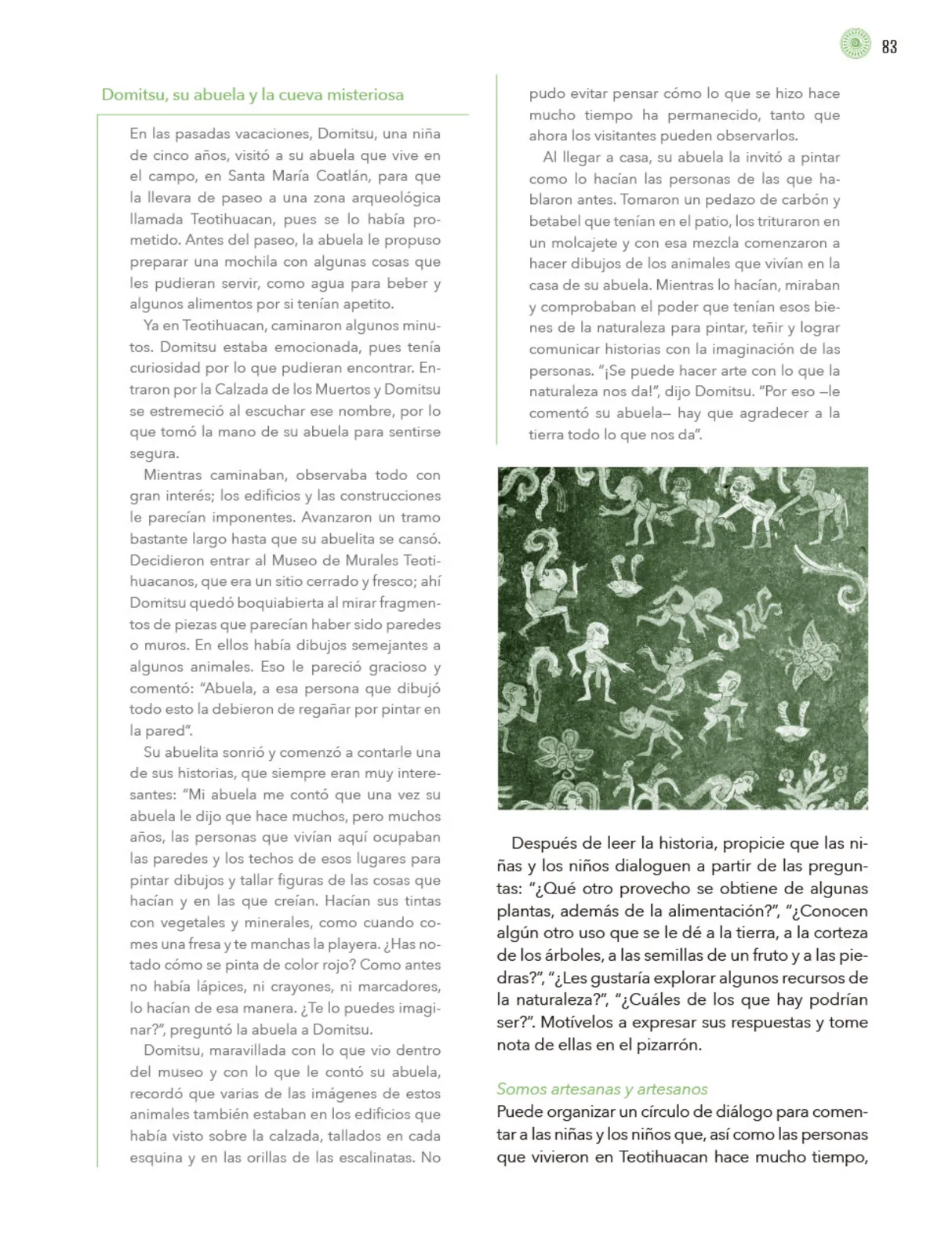 Miniatura página 84 de Modalidades de trabajo para la acción transformadora y el codiseño  Libro de Educación Preescolar Grado 1°, 2°, 3°  Ciclo Escolar 2025 - 2026