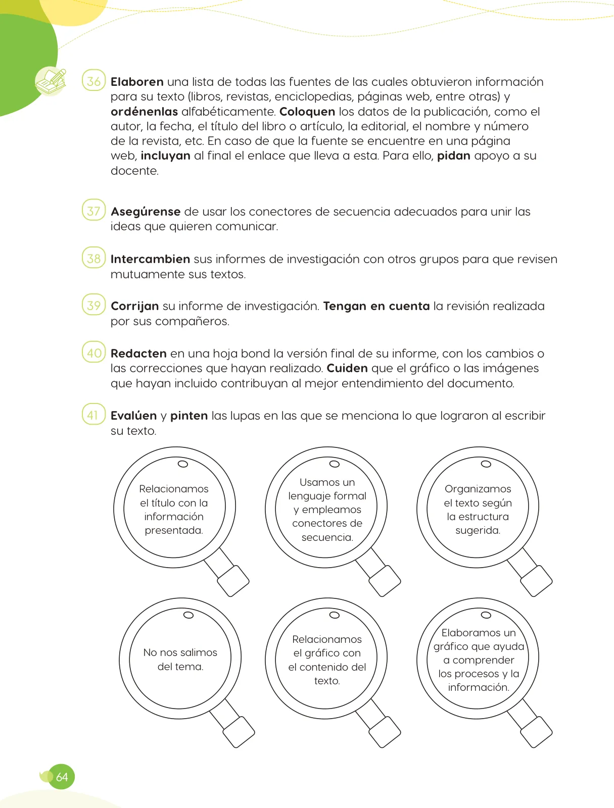 Página 66 de Cuadernillo de Comunicación 6. Sexto grado de Primaria · 2024