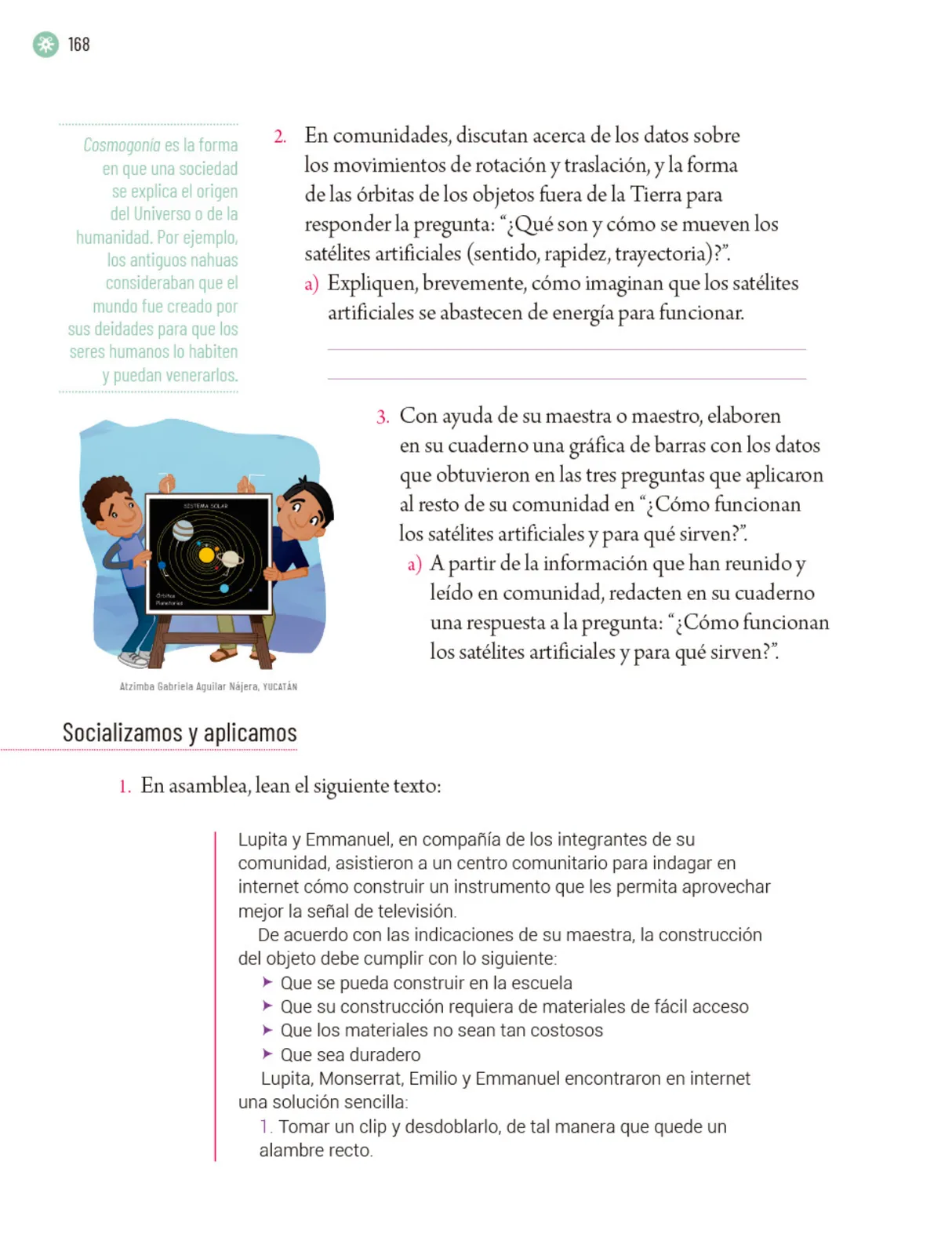 Página 171 de Proyectos Escolares. Libro de Educación Primaria Grado 5° Ciclo Escolar 2025 - 2026