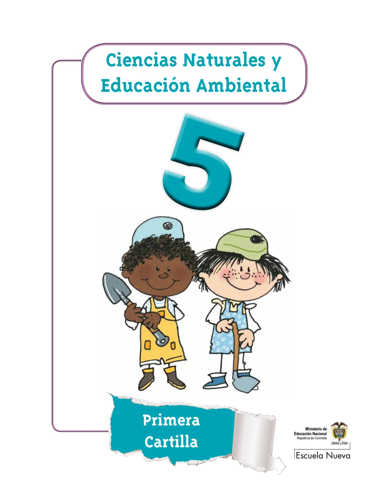 Portada de Ciencias Naturales 5° · Cartilla 01