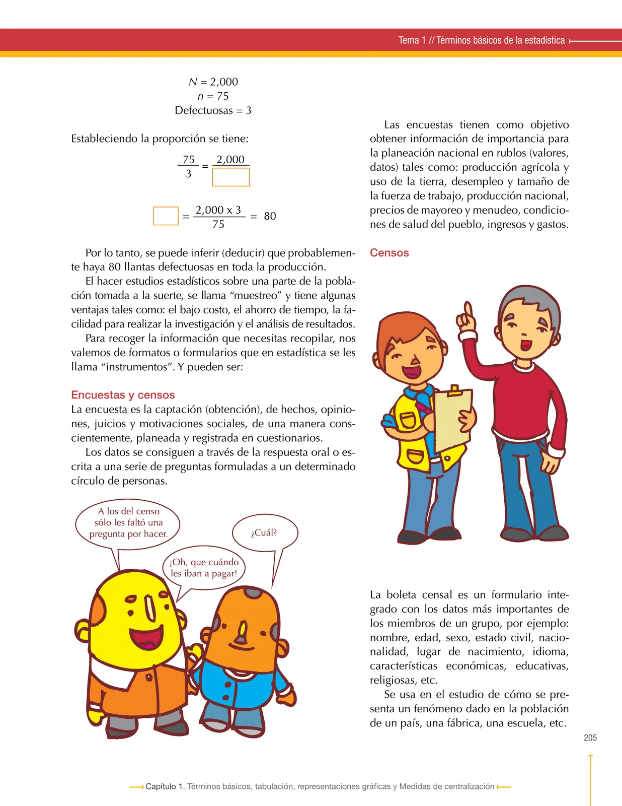 Miniatura página 205 de Matematica 6° · Secundaria Activa