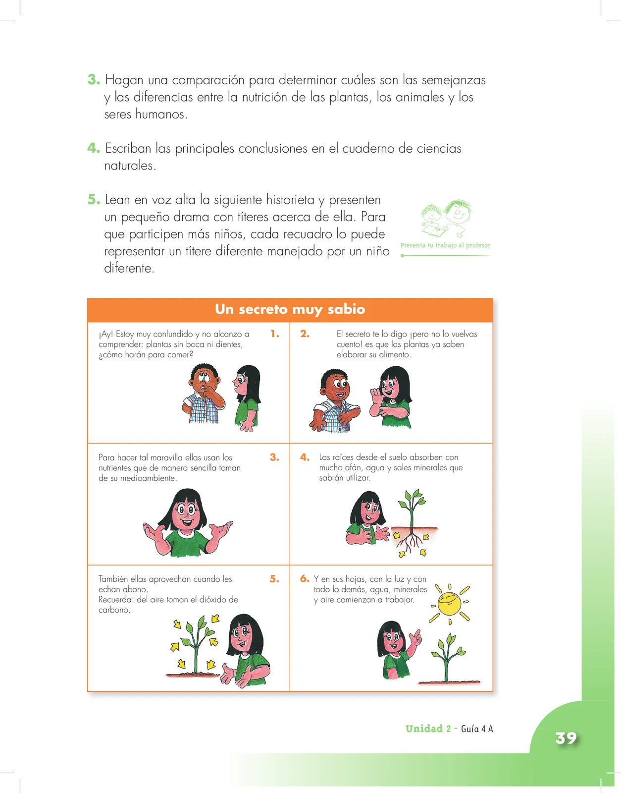 Página 39 de Ciencias Naturales 3° · Cartilla 01