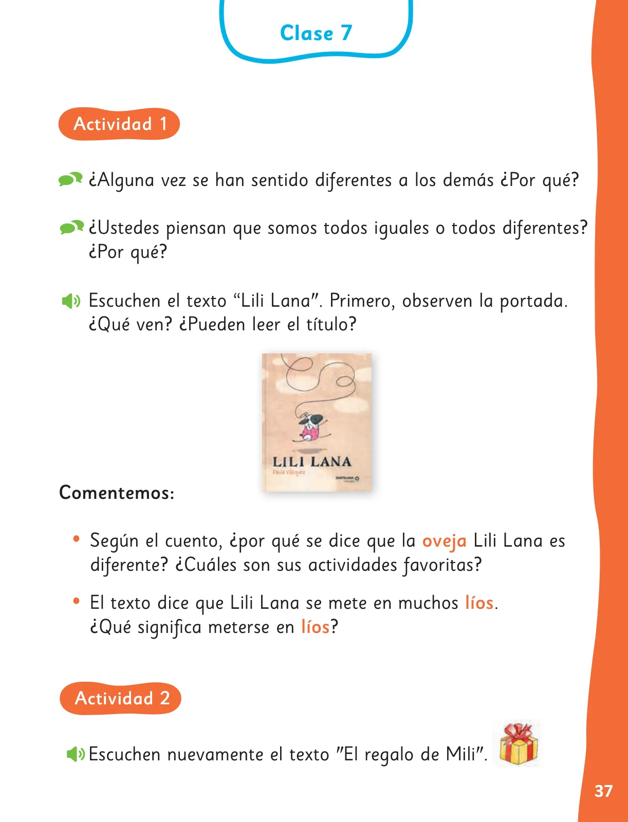 Página 40 de Lenguaje y Comunicación – Primero Básico | Texto del Estudiante MINEDUC – Descargar PDF · 2024