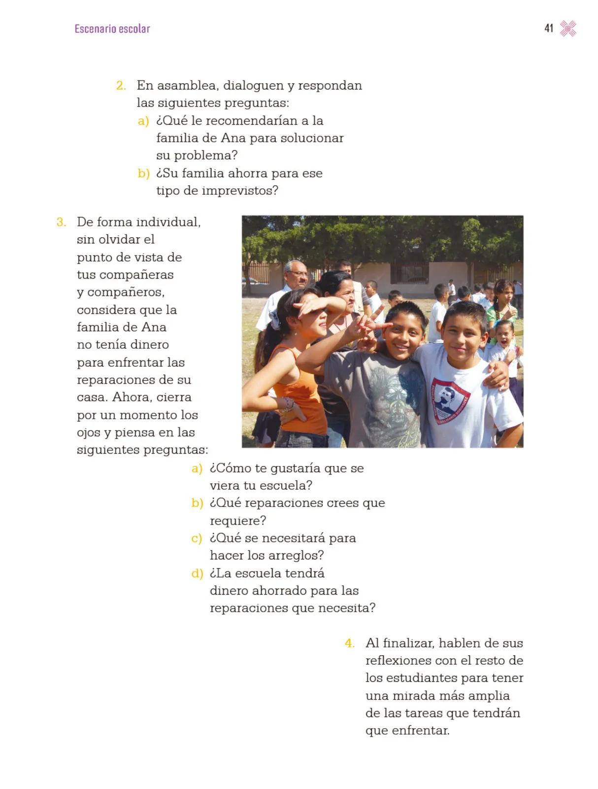 Página 44 de Proyectos Escolares. Libro de Educación Primaria Grado 3° Ciclo Escolar 2025 - 2026