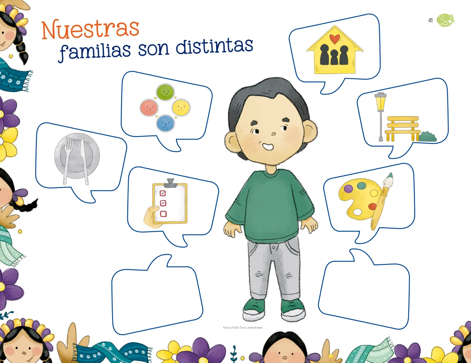 Miniatura página 42 de Explorar e imaginar con mi libro de Preescolar.   Libro de Educación Preescolar Grado 1°  Ciclo Escolar 2025 - 2026