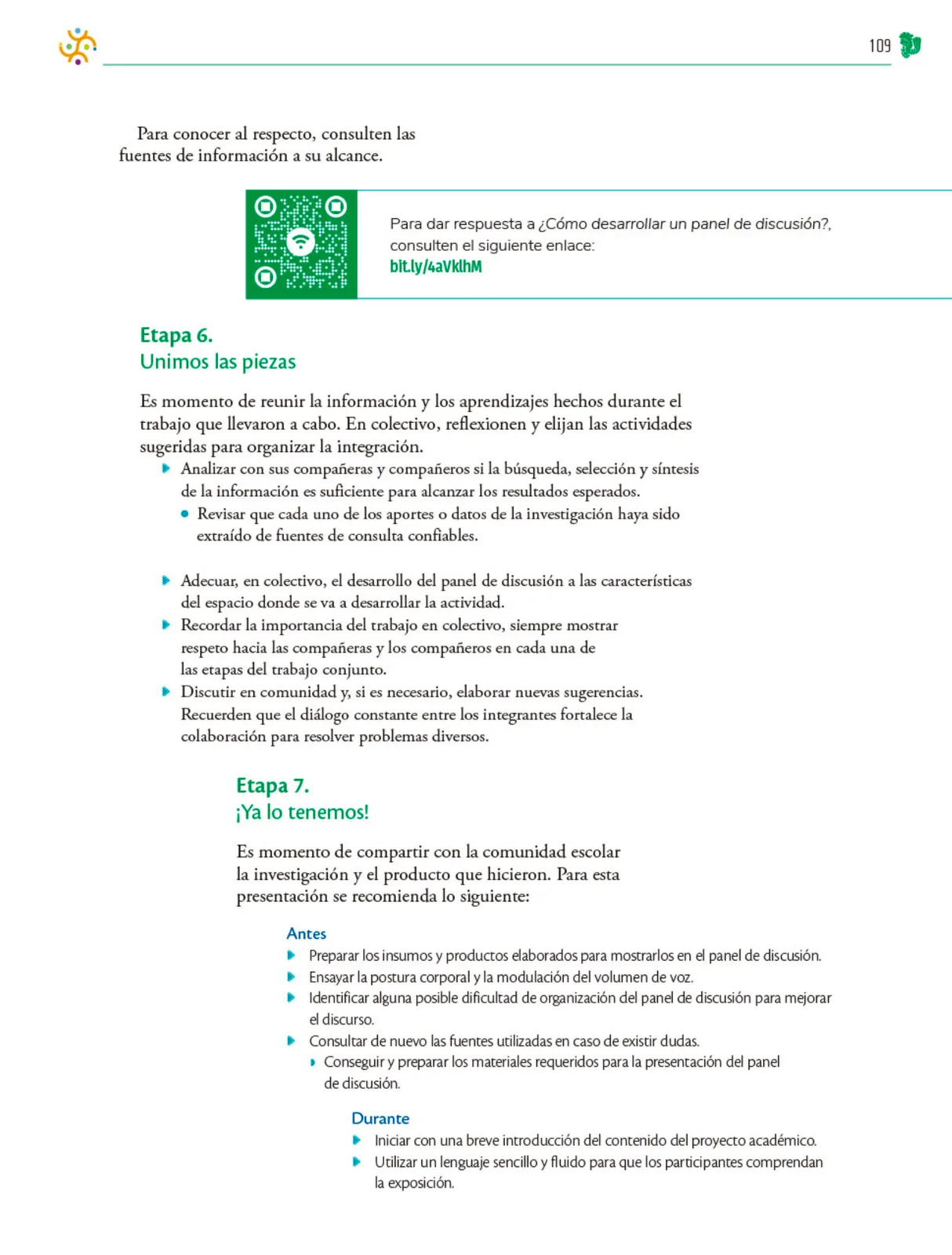 Página 110 de Colección Nanahuatzin. Nuestro libro de Proyectos.  Tomo III.  Libro de Educación Telesecundaria Grado 3°  Ciclo Escolar 2025 - 2026