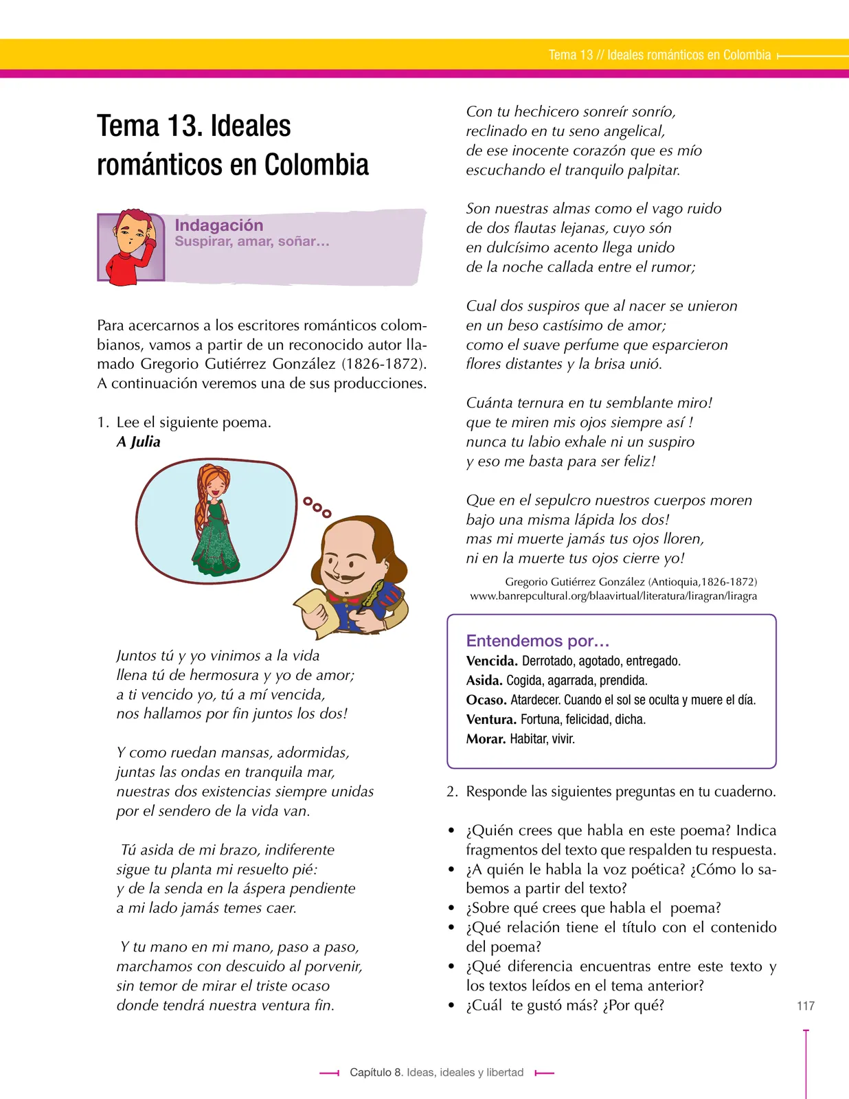 Página 117 de Lenguaje 8° · Secundaria Activa