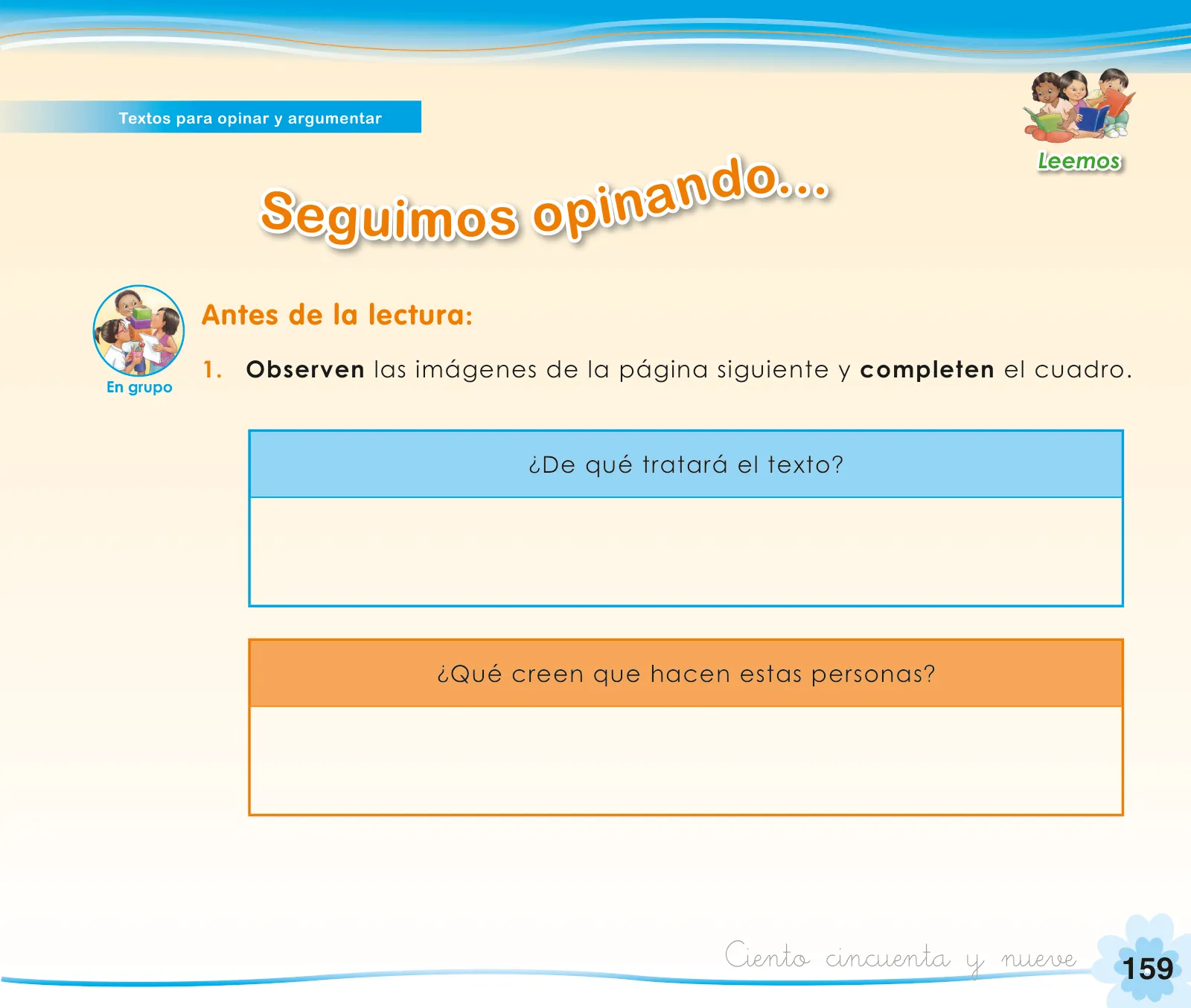 Página 161 de Comunicación 1 : cuaderno de trabajo para primer grado de Educación Primaria 2019 · 2019