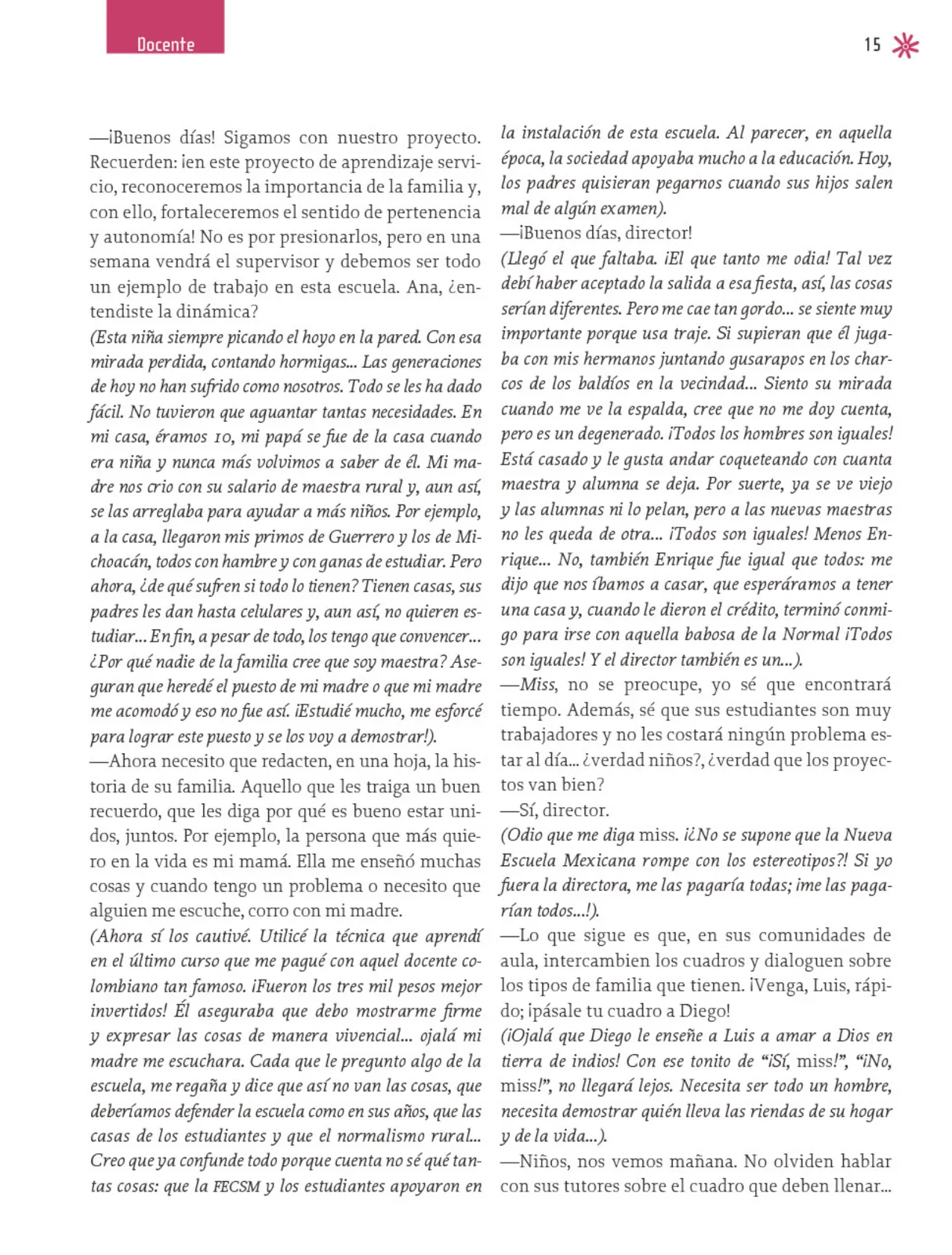 Miniatura página 16 de Un libro sin recetas para la maestra y el maestro. Fase 2  Libro de Educación Preescolar Grado 1°, 2°, 3°  Ciclo Escolar 2025 - 2026