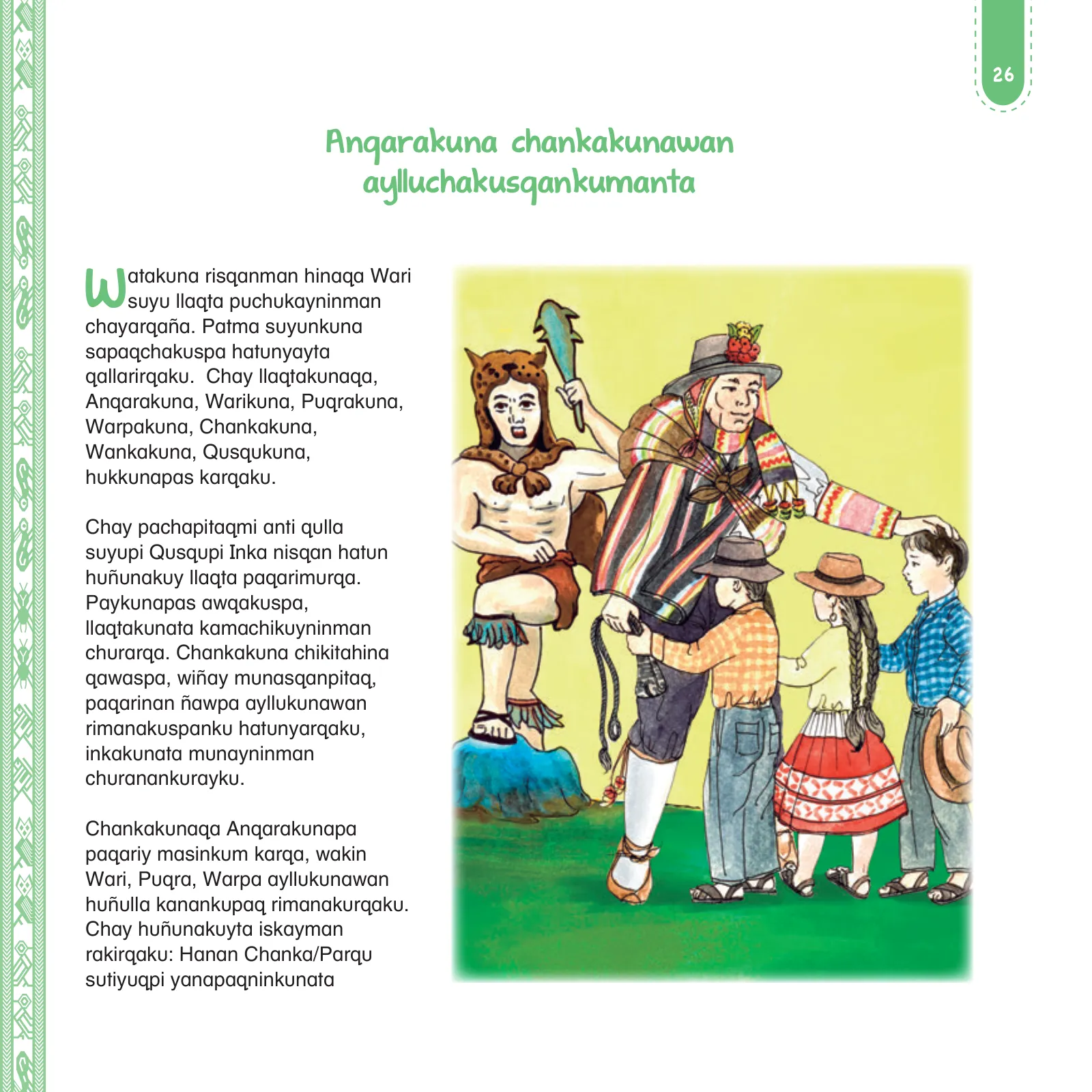 Página 28 de Anqarakunapa kawsakuyninmanta. Literatura 2 - 4° Primaria - Quechua chanka · 2023