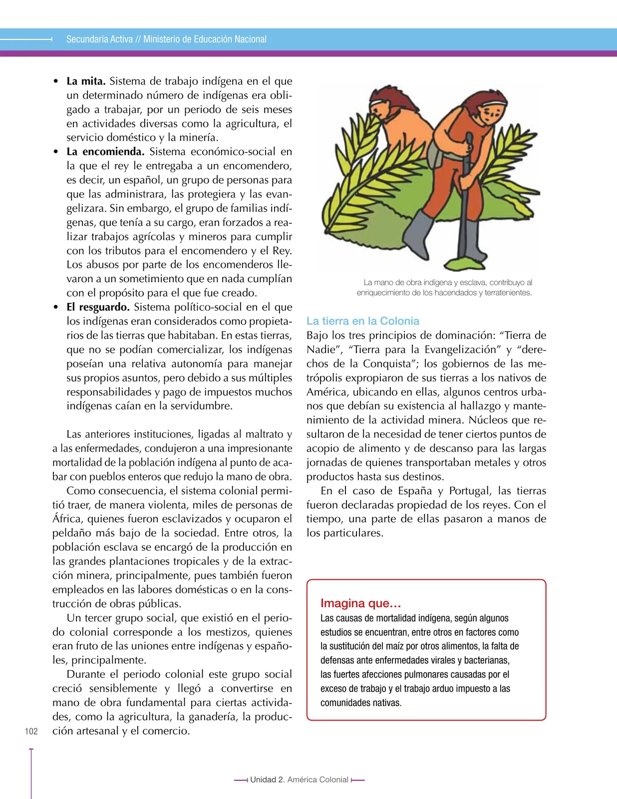 Página 102 de Ciencias Sociales 8° · Secundaria Activa