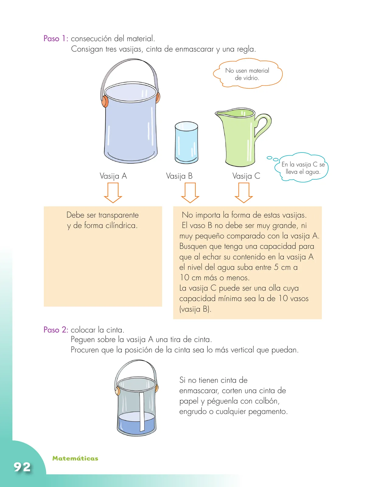 Página 92 de Matematica 4° · Cartilla 02