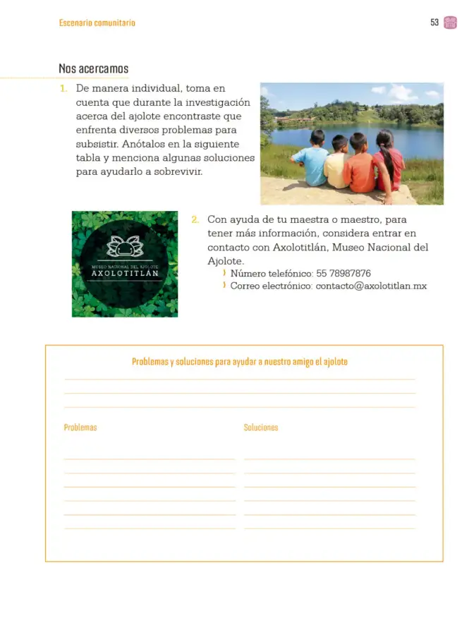 Página 56 de Proyectos Comunitarios. Libro de Educación Primaria Grado 3° Ciclo Escolar 2025 - 2026