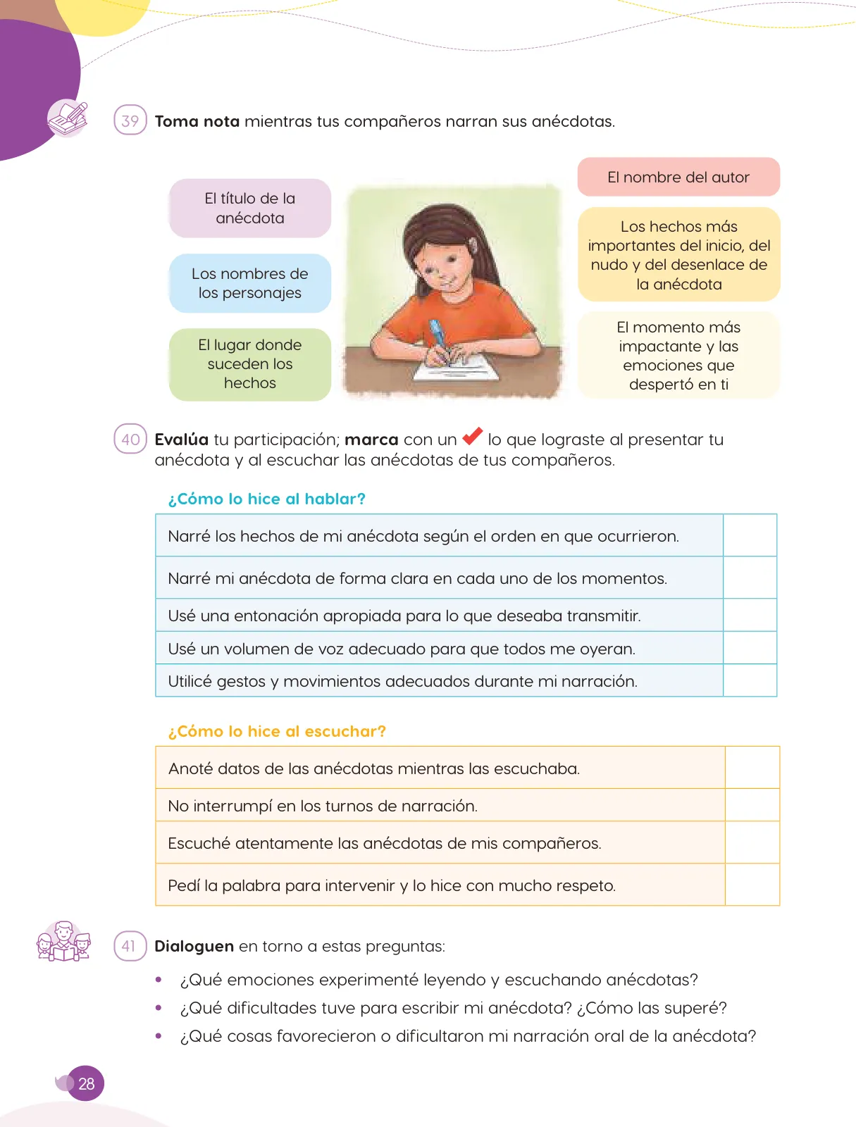 Miniatura página 30 de Cuadernillo de Comunicación 6. Sexto grado de Primaria · 2024