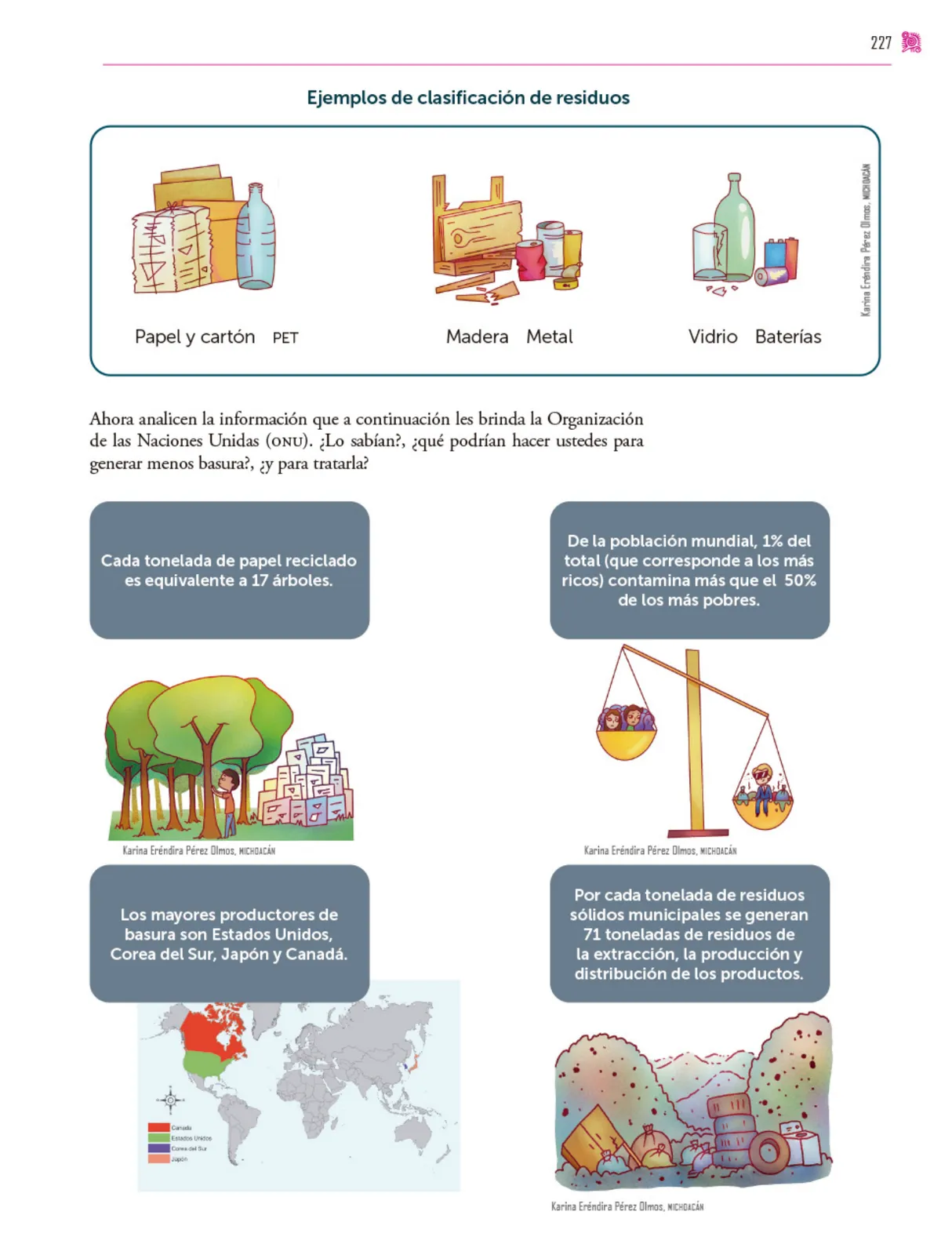 Página 228 de Colección Sk´asolil. Nuestro libro de proyectos. Libro de Educación Secundaria Grado 2° Ciclo Escolar 2025 - 2026