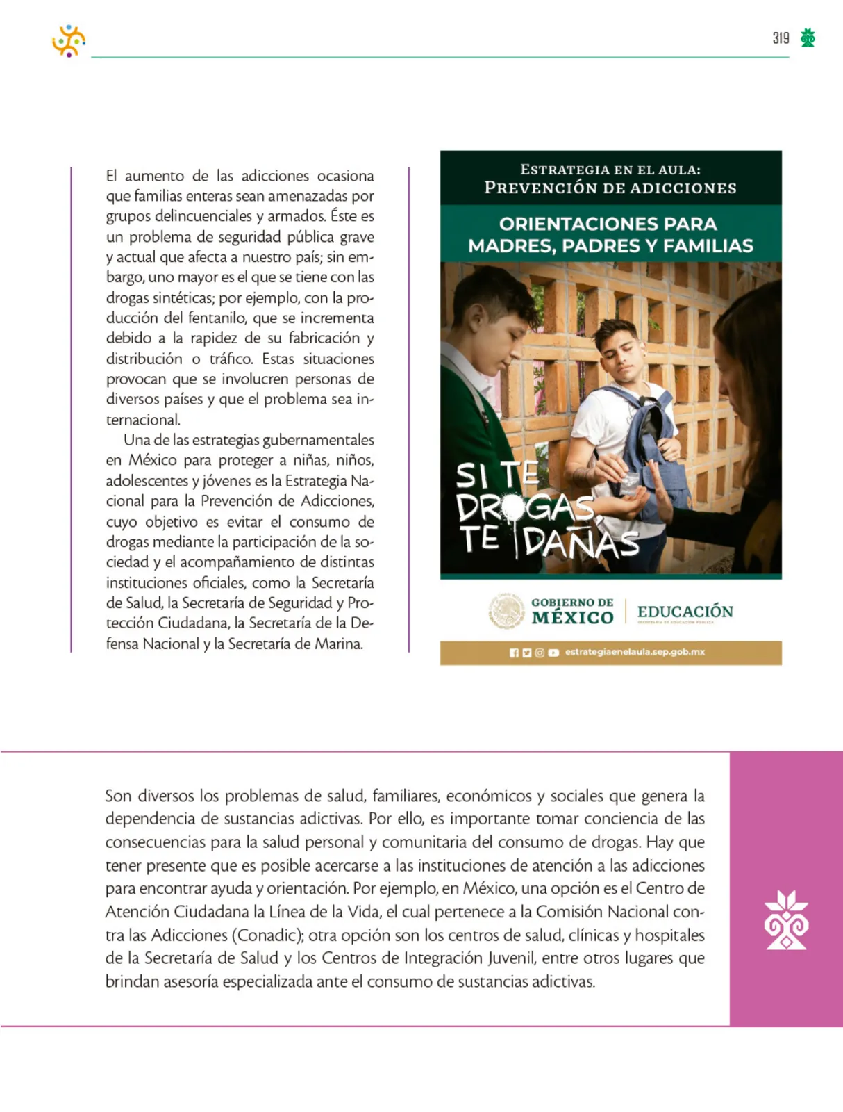 Miniatura página 320 de Colección Ximhai. Saberes y pensamiento científico.   Libro de Educación Telesecundaria Grado 1°  Ciclo Escolar 2025 - 2026