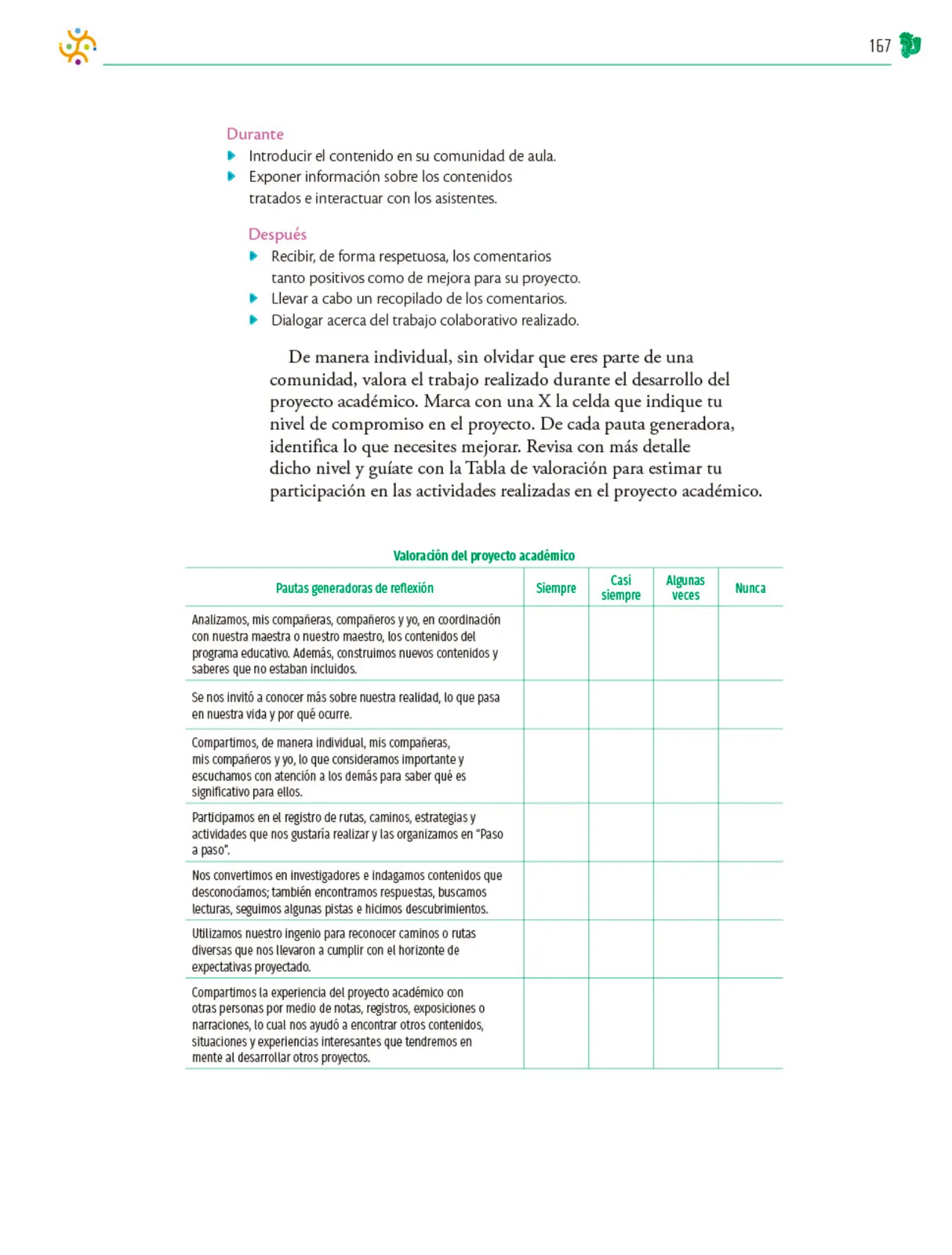 Página 168 de Colección Ximhai. Nuestro libro de Proyectos. Tomo I. Libro de Educación Telesecundaria Grado 1° Ciclo Escolar 2025 - 2026