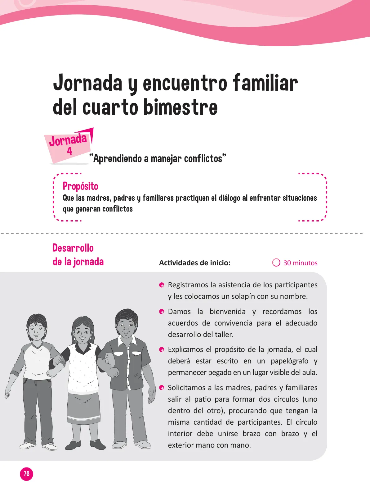 Miniatura página 78 de Guía para el trabajo docente con las familias del ciclo III de Primaria · 2016