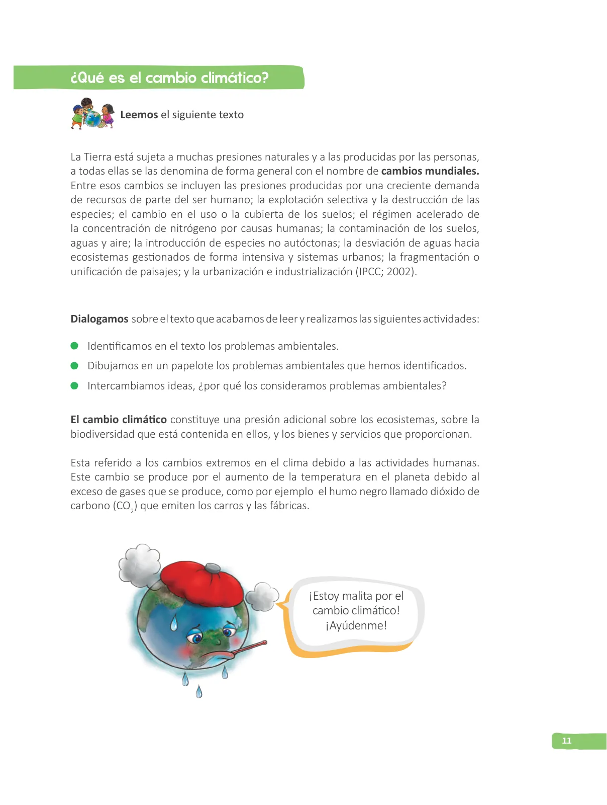 Página 13 de Guía de Educación Ambiental para el Desarrollo Sostenible : EsVi Espacio de Vida IV Ciclo. Estudiantes de 3o. y 4o. grado de Educación Primaria · 2017