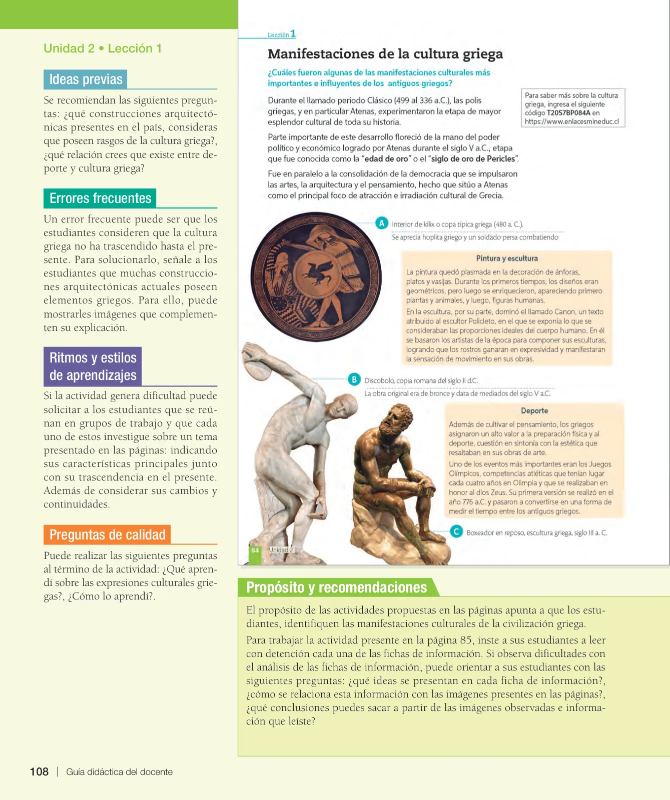 Página 109 de Historia, Geografía y Ciencias Sociales – Séptimo Básico | Texto del Estudiante MINEDUC – Descargar PDF · 2024