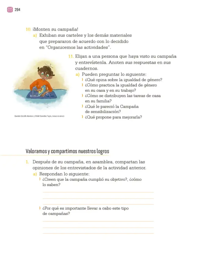 Página 297 de Proyectos Comunitarios. Libro de Educación Primaria Grado 3° Ciclo Escolar 2025 - 2026