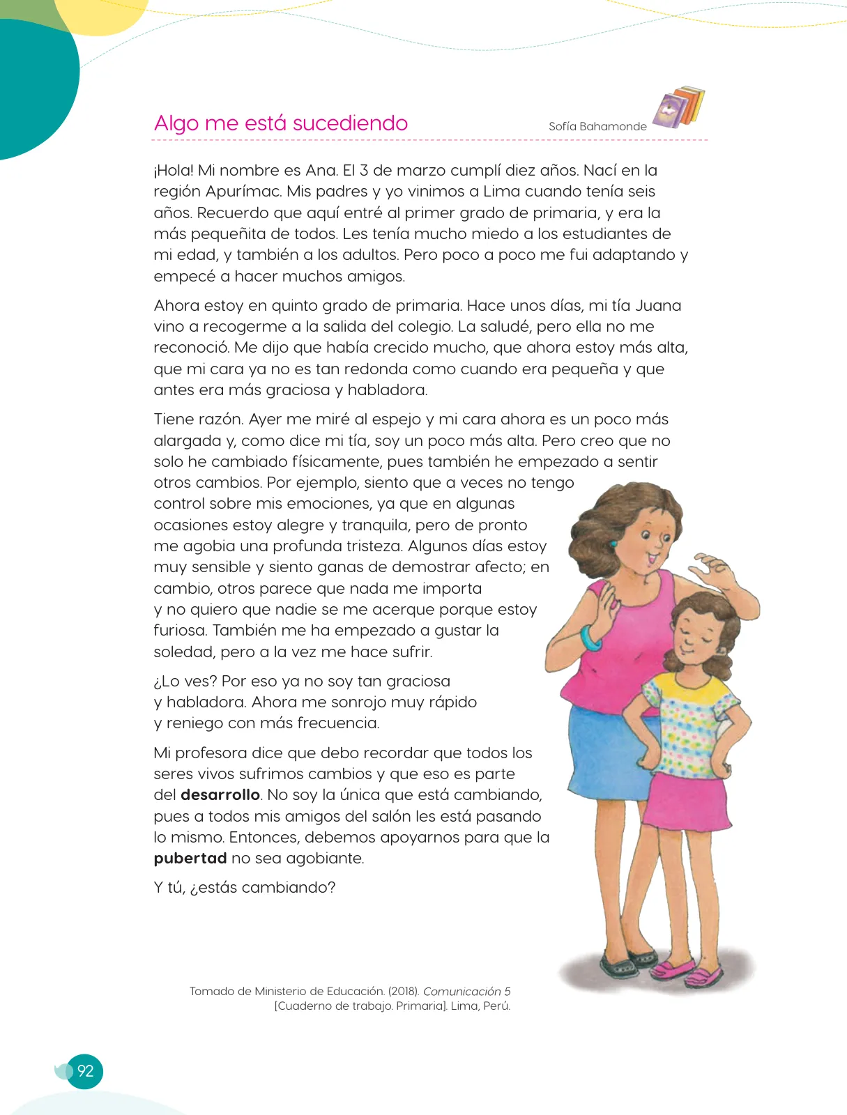 Página 94 de Cuadernillo de Comunicación 5, quinto grado de Primaria · 2023