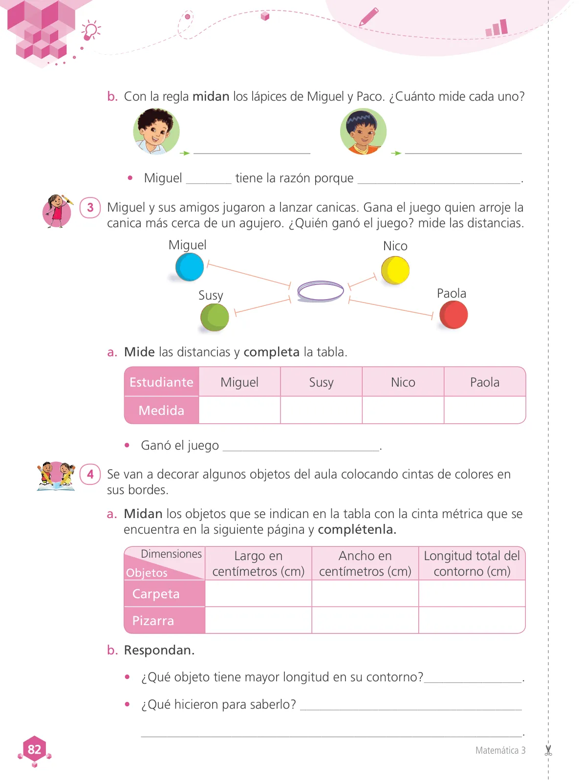 Miniatura página 84 de Matemática 3 : cuaderno de trabajo para tercer grado de Educación Primaria 2019 · 2019