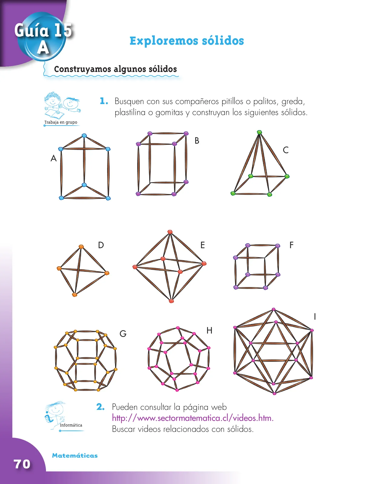 Página 70 de Matematica 3° · Cartilla 02