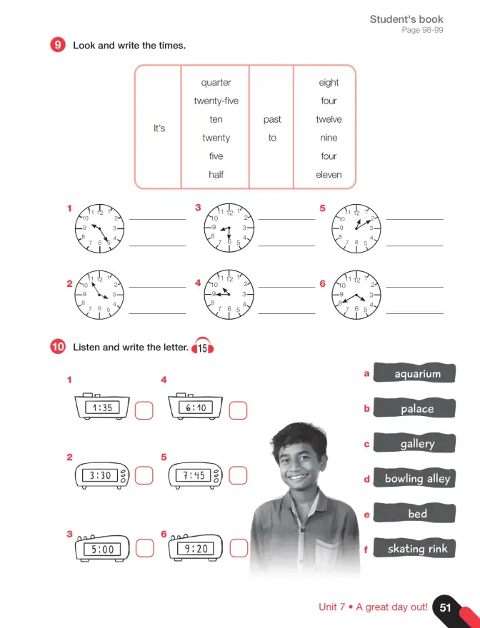 Página 53 de Inglés – Quinto Básico | Cuaderno de Actividades MINEDUC – Descargar PDF · 2023
