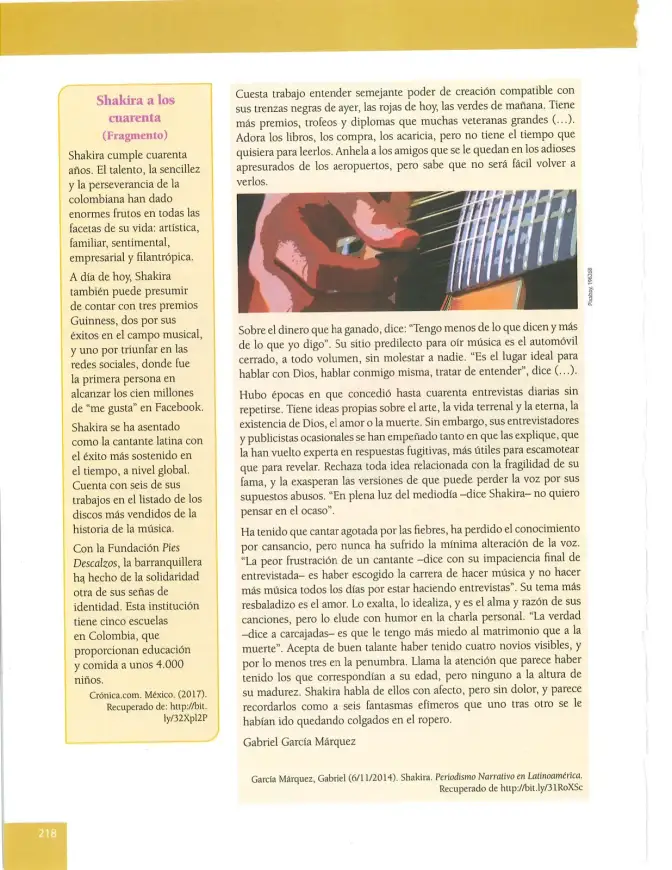 Página 218 de Lengua Y Literatura 10° · Egb 10 Lengua Y Literatura 2025 · 2025