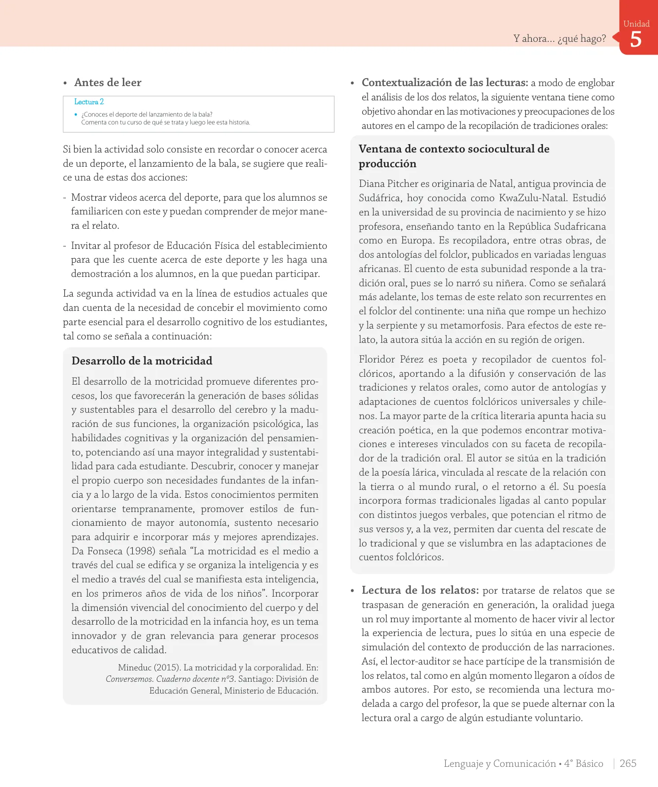 Página 135 de Lenguaje y Comunicación – Cuarto Básico | Texto del Estudiante MINEDUC – Descargar PDF · 2024