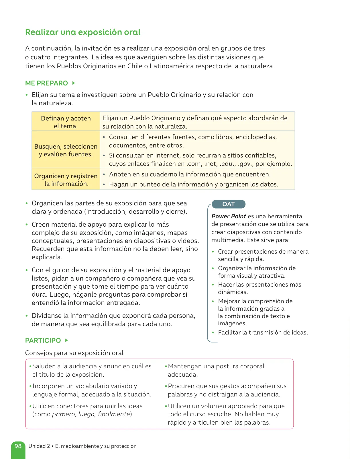 Miniatura página 100 de Lenguaje y Comunicación – Sexto Básico | Texto del Estudiante MINEDUC – Descargar PDF · 2024
