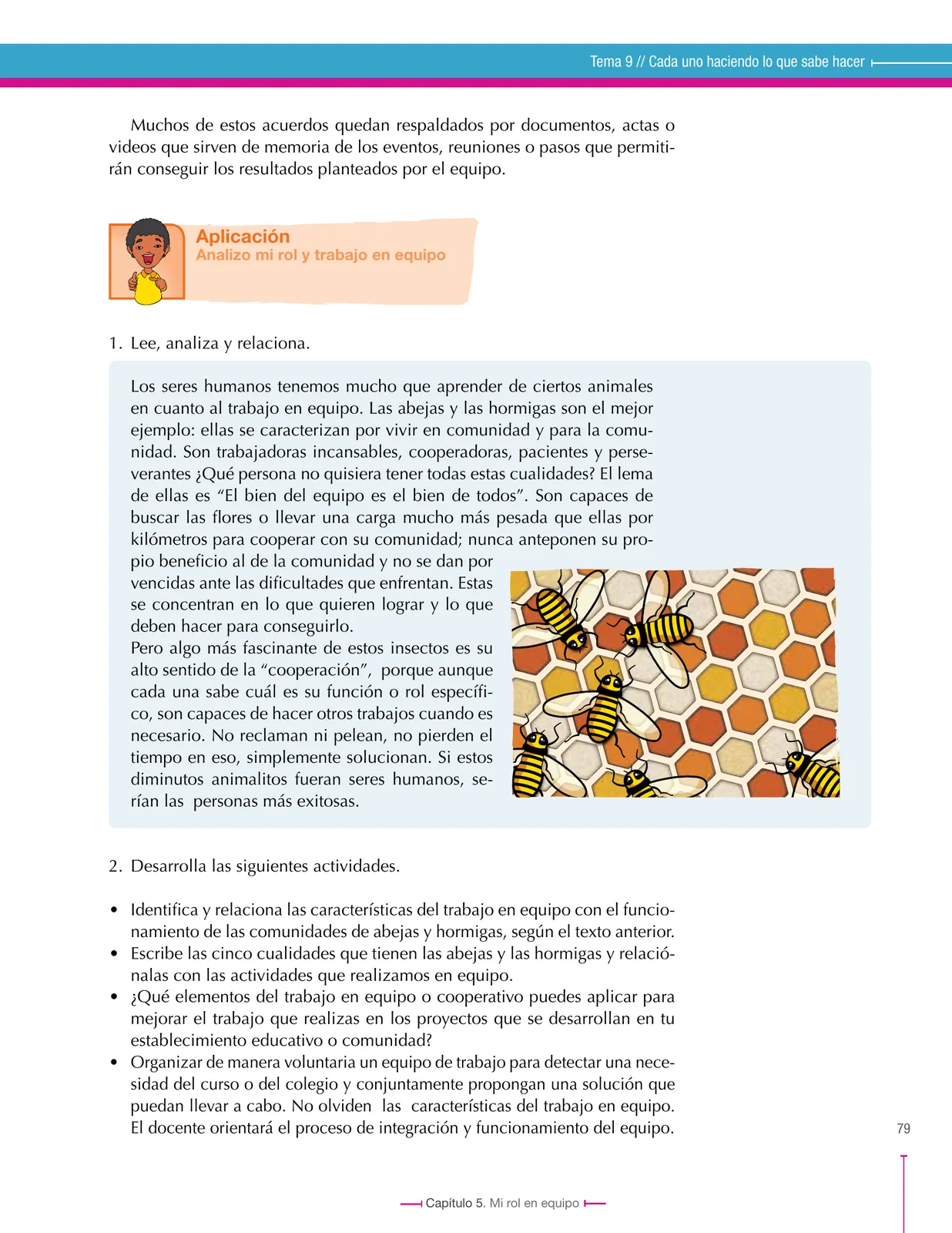 Página 79 de Lenguaje 9° · Secundaria Activa