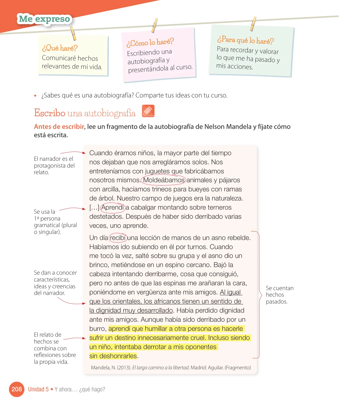 Página 210 de Lenguaje y Comunicación – Cuarto Básico | Texto del Estudiante MINEDUC – Descargar PDF · 2024